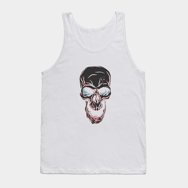 Skull , reaper with depth eyes Tank Top by FelippaFelder